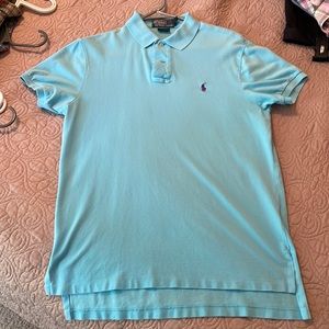 Short sleeve mens custom fit medium Ralph Lauren Polo